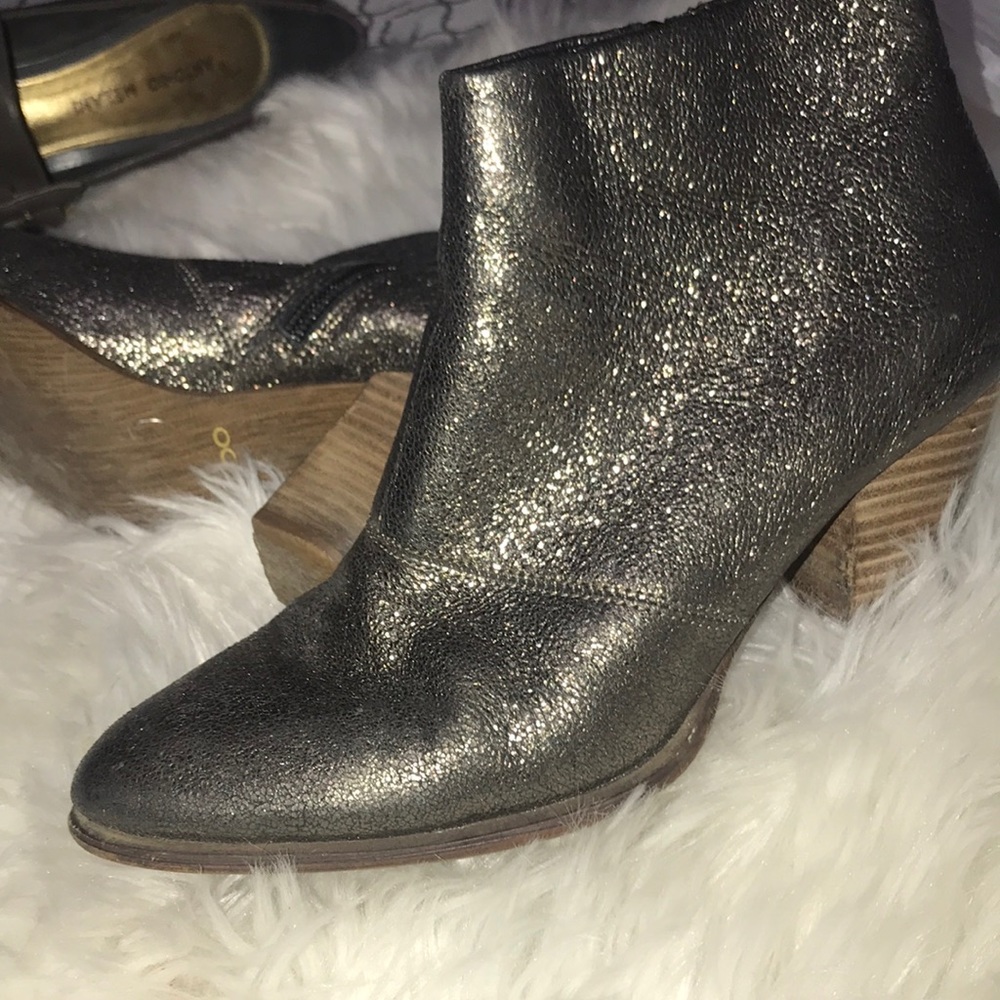 Aldo Metallic Gold Ankle Booties | Size 7